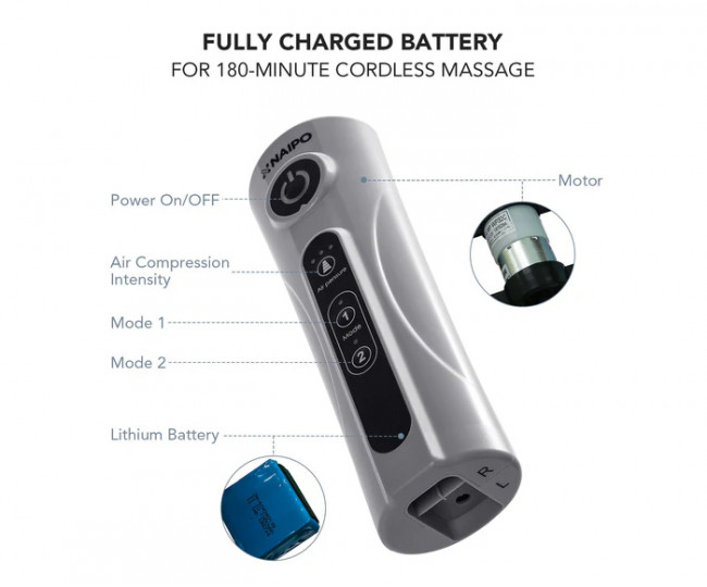 Компресійні чоботи для масажу ніг і відновлення Naipo MGF-701